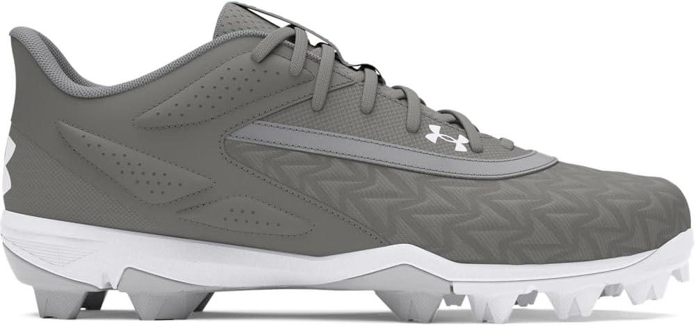 imageUnder Armour Mens Leadoff Low Rm 30 Baseball Cleat Sneaker101 Baseball GrayBaseball GrayWhite