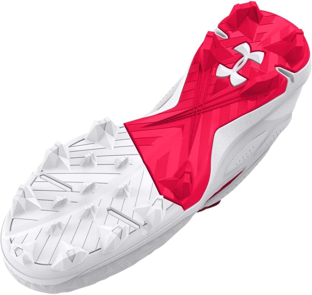 imageUnder Armour Mens Leadoff Low Rm 30 Baseball Cleat Sneaker600 RedWhiteRed