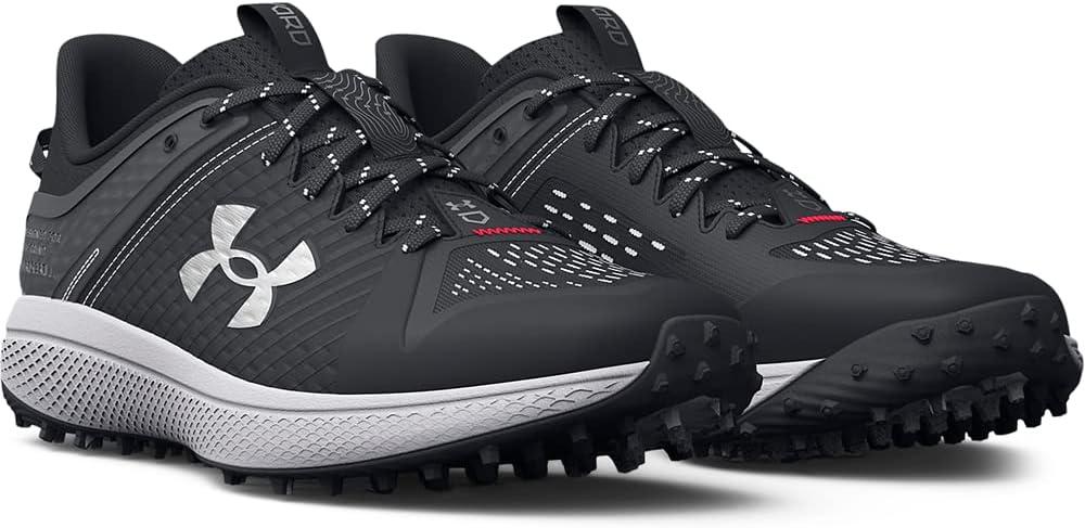 imageUnder Armour Mens Yard Low Turf Baseball ShoeBaseball Shoe001 BlackBlackWhite
