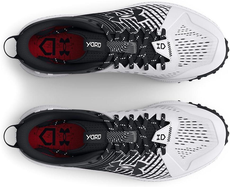 imageUnder Armour Mens Yard Low Turf Baseball ShoeBaseball Shoe002 BlackWhiteWhite