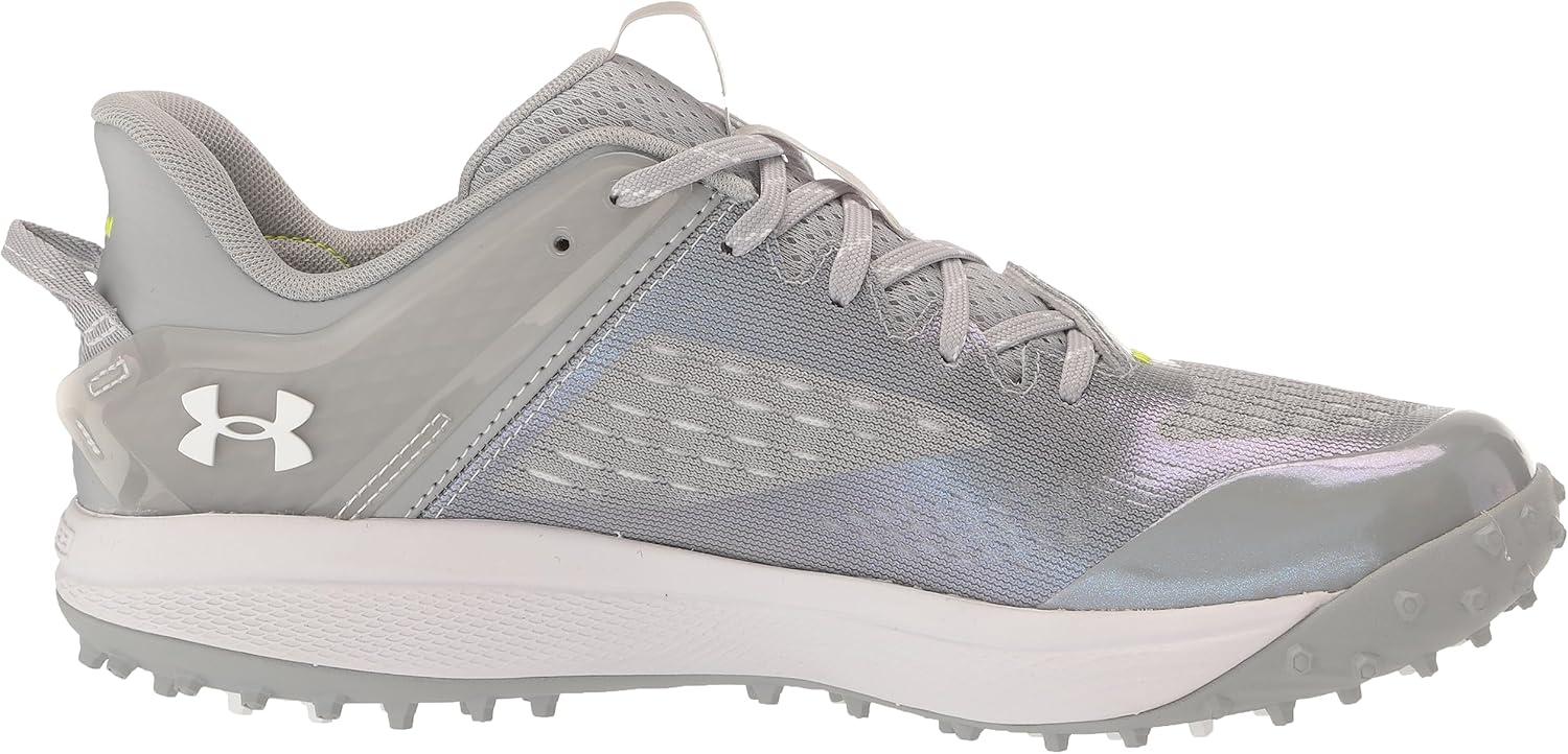 imageUnder Armour Mens Yard Low Turf Baseball ShoeBaseball Shoe102 Baseball GrayBaseball GrayWhite