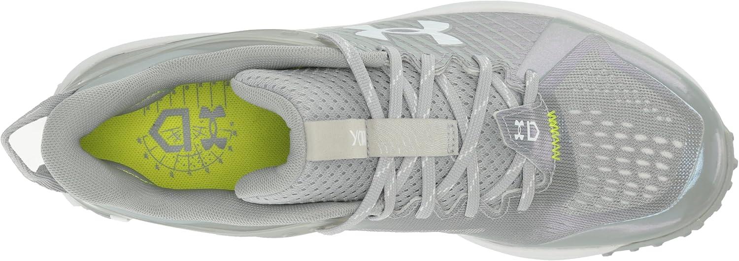imageUnder Armour Mens Yard Low Turf Baseball ShoeBaseball Shoe102 Baseball GrayBaseball GrayWhite