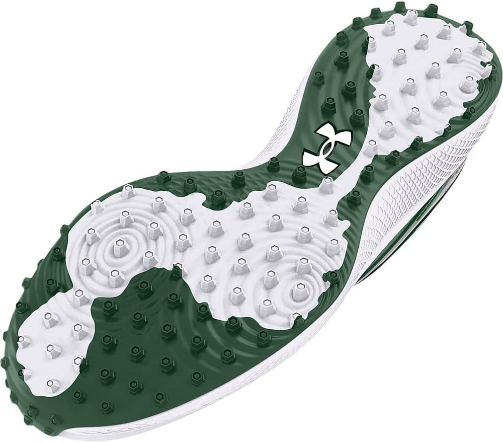 imageUnder Armour Mens Yard Low Turf Baseball ShoeBaseball Shoe300 Forest GreenWhiteWhite