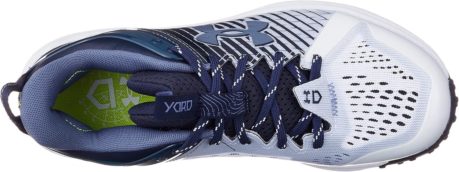imageUnder Armour Mens Yard Low Turf Baseball ShoeBaseball Shoe400 Midnight NavyWhiteMidnight Navy