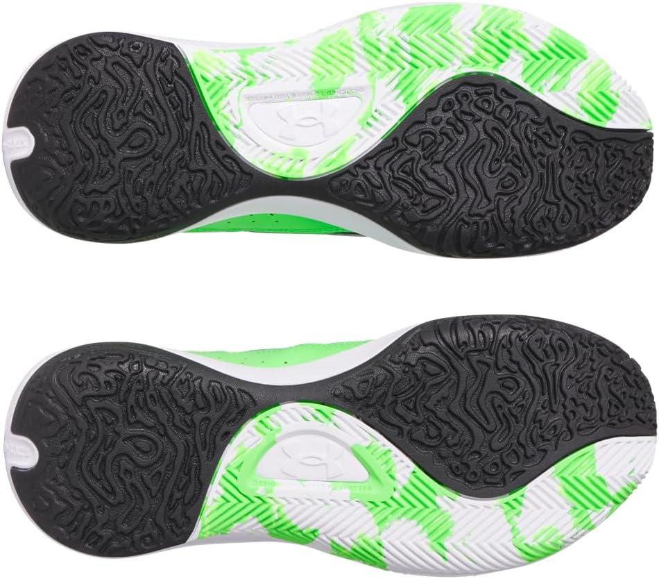 imageUnder Armour UnisexAdult Lockdown 7 Low Sneaker002 BlackGreen ShockWhite