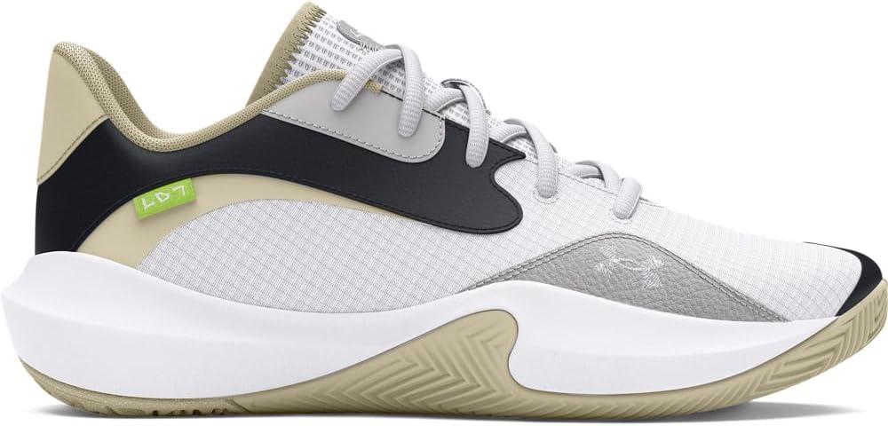 imageUnder Armour UnisexAdult Lockdown 7 Low Sneaker100 WhiteSiltWhite
