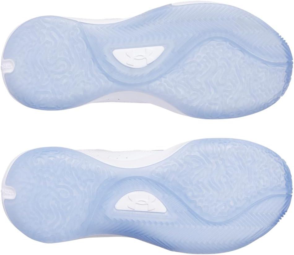 imageUnder Armour UnisexAdult Lockdown 7 Low Sneaker102 WhiteWhiteMetallic Silver