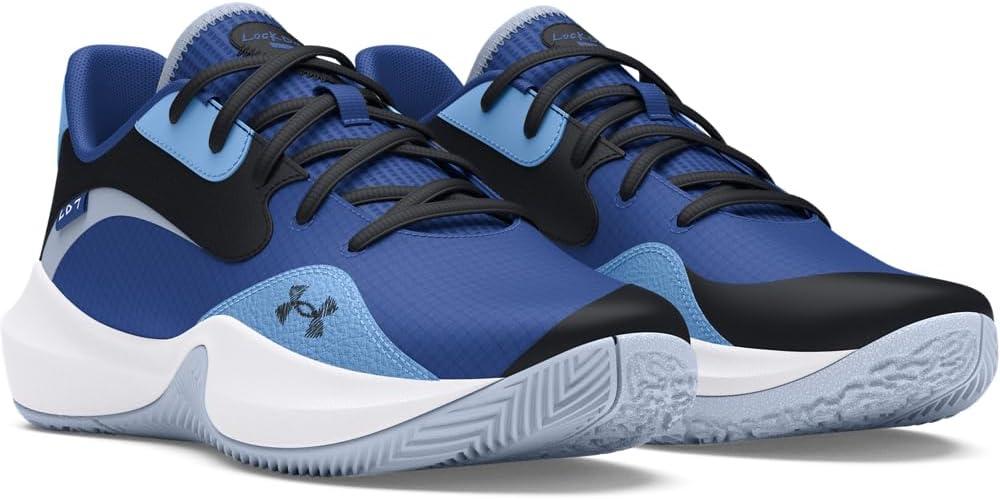 imageUnder Armour UnisexAdult Lockdown 7 Low Sneaker401 Tech BlueNimbus BlueBlack