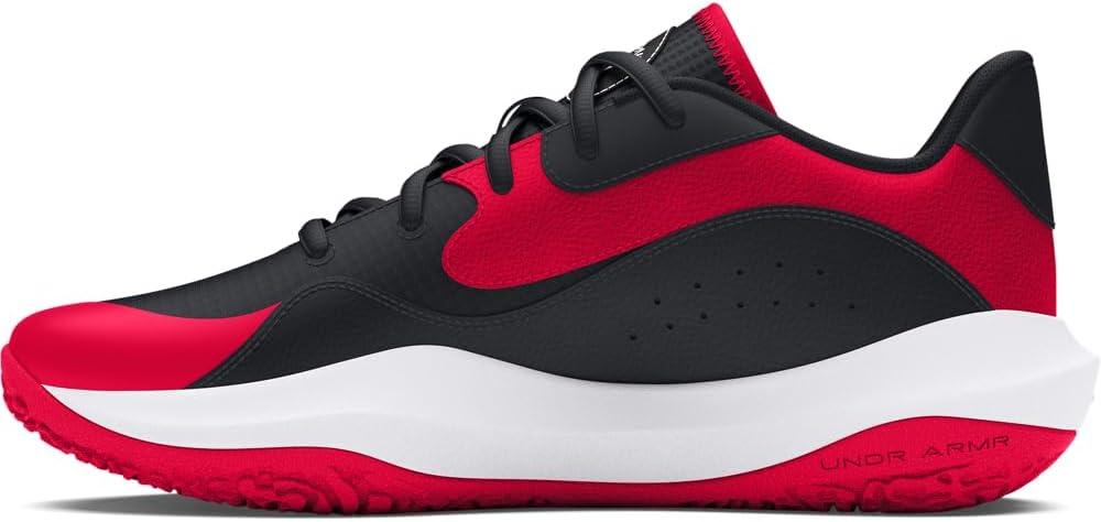 imageUnder Armour UnisexAdult Lockdown 7 Low Sneaker600 RedBlackWhite