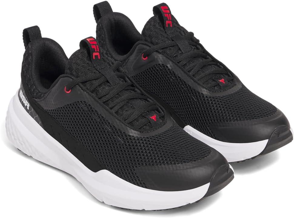 imageUnder Armour UnisexAdult Project Rock Blood Sweat Respect 5 UFC Sneaker004 BlackWhiteMetallic Gold