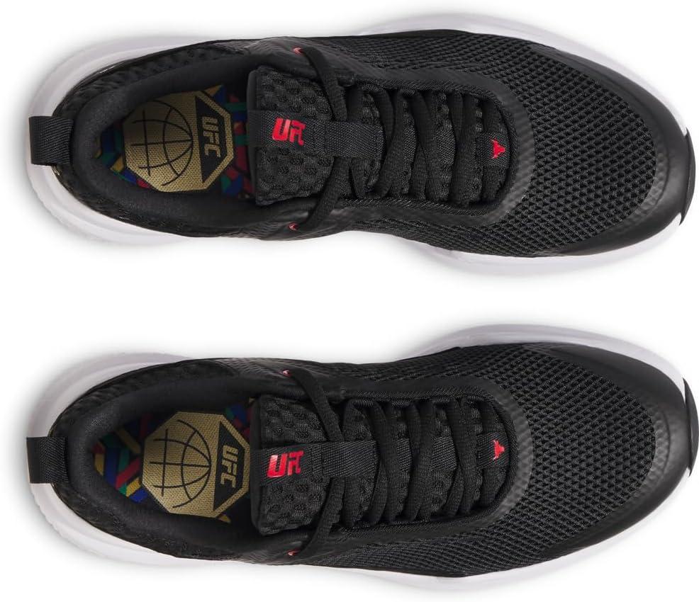 imageUnder Armour UnisexAdult Project Rock Blood Sweat Respect 5 UFC Sneaker004 BlackWhiteMetallic Gold