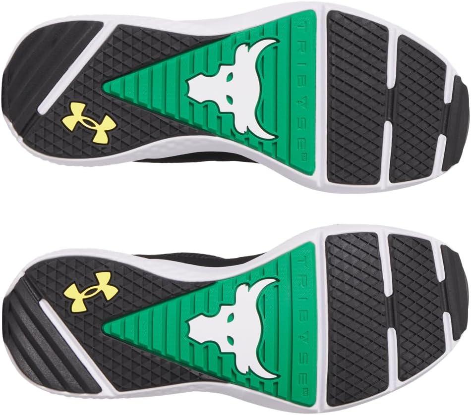 imageUnder Armour UnisexAdult Project Rock Blood Sweat Respect 5 UFC Sneaker004 BlackWhiteMetallic Gold