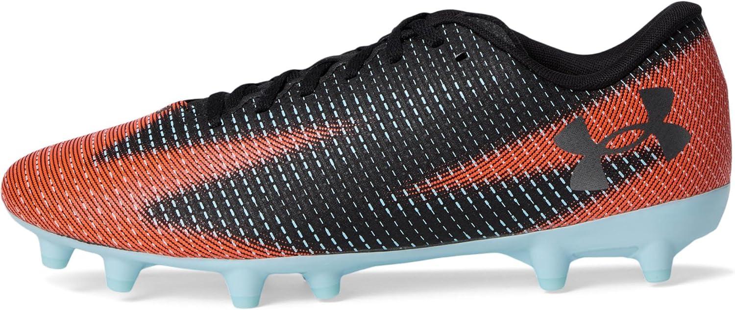 imageUnder Armour UnisexAdult Shadow Select 2 Soccer CleatsBlackAres RedMetallic Gun Metal