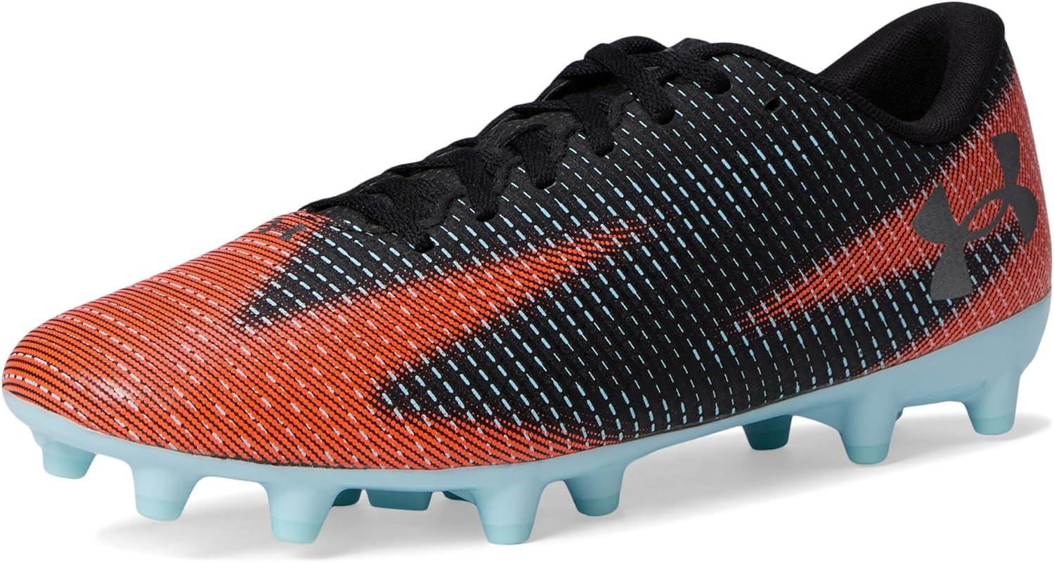 imageUnder Armour UnisexAdult Shadow Select 2 Soccer CleatsBlackAres RedMetallic Gun Metal