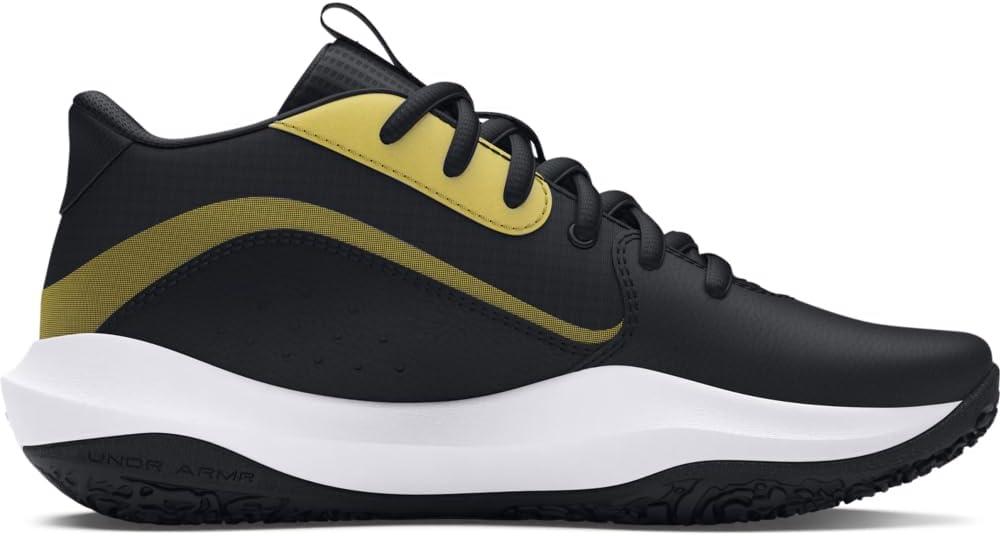 imageUnder Armour UnisexChild Grade School Lockdown 7 Sneaker001 BlackBlackMetallic Gold