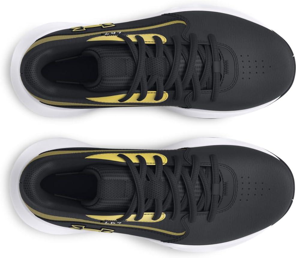 imageUnder Armour UnisexChild Grade School Lockdown 7 Sneaker001 BlackBlackMetallic Gold
