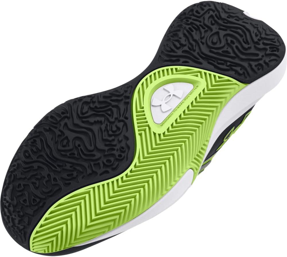 imageUnder Armour UnisexChild Grade School Lockdown 7 Sneaker003 BlackMod GrayMorph Green