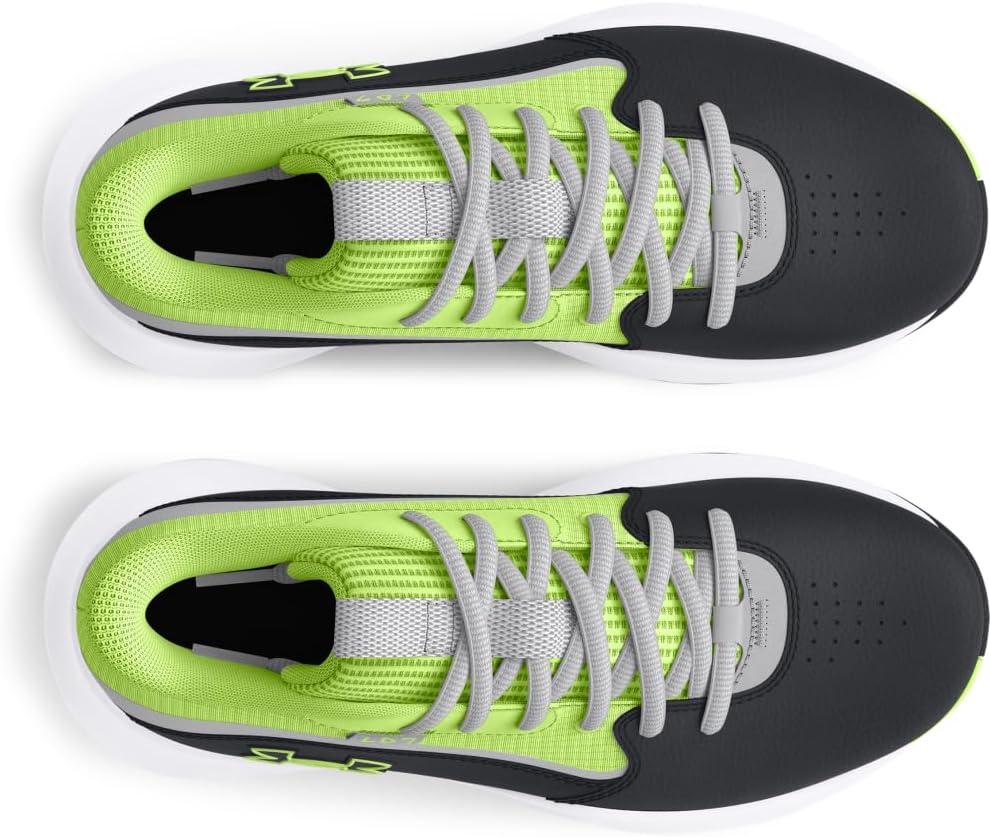 imageUnder Armour UnisexChild Grade School Lockdown 7 Sneaker003 BlackMod GrayMorph Green