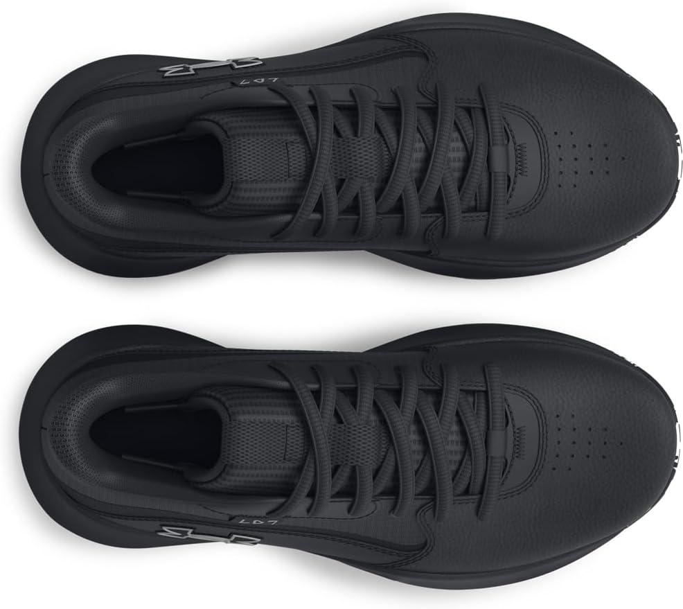 imageUnder Armour UnisexChild Grade School Lockdown 7 Sneaker004 BlackBlackMetallic Silver