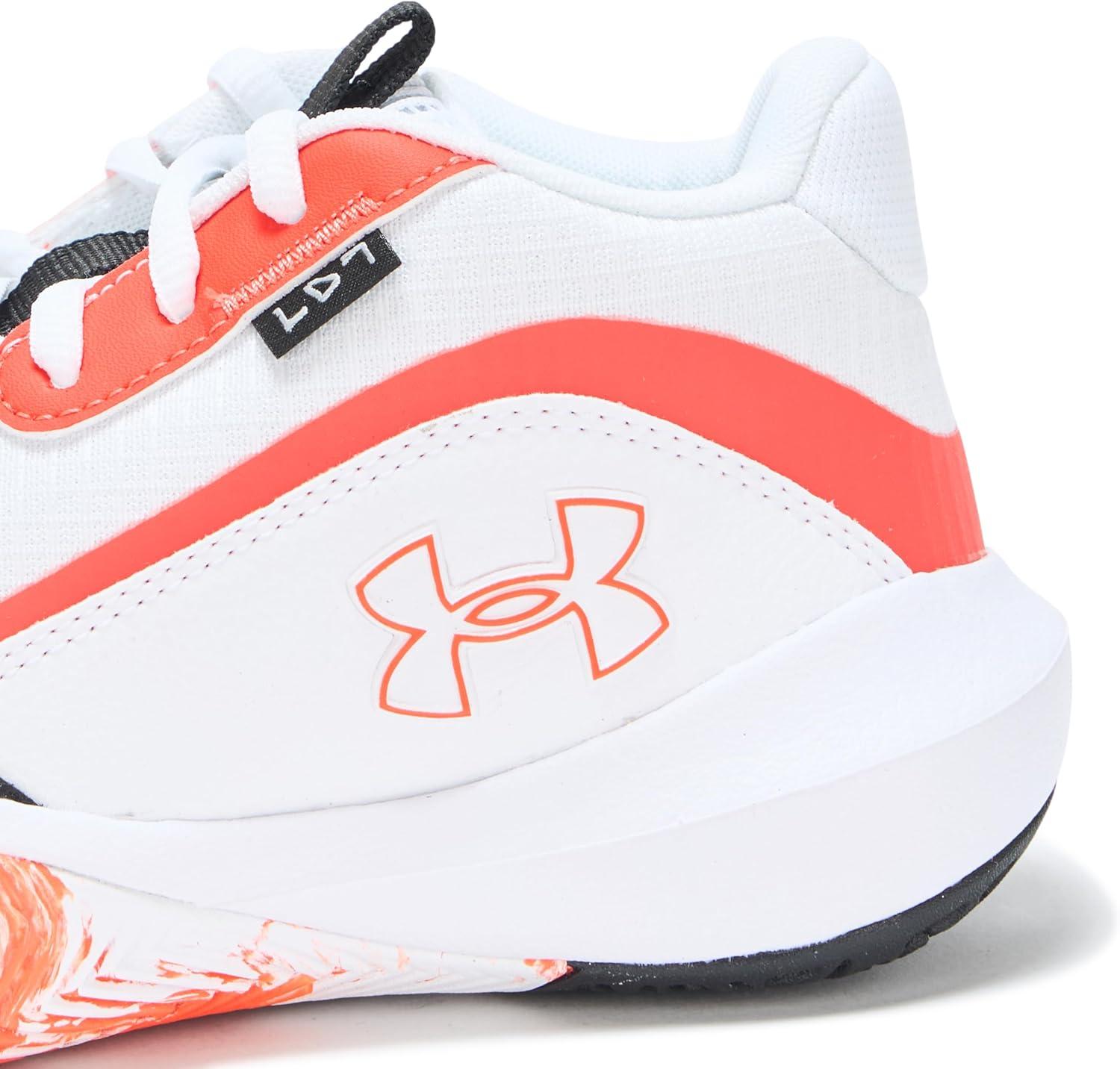 imageUnder Armour UnisexChild Grade School Lockdown 7 Sneaker005 BlackWhiteAres Red