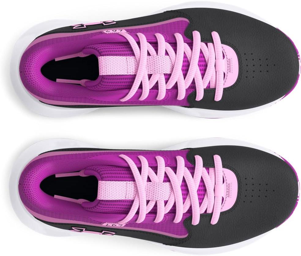 imageUnder Armour UnisexChild Grade School Lockdown 7 Sneaker103 AnthraciteVivid MagentaStellar Pink