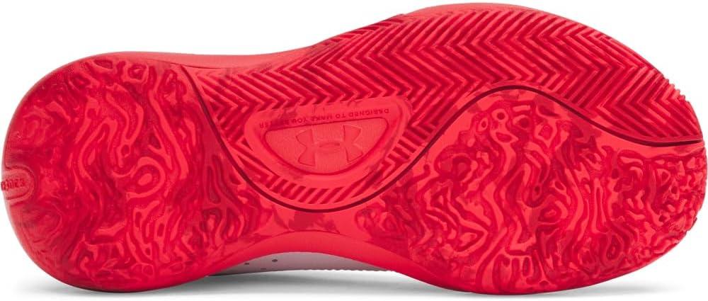 imageUnder Armour UnisexChild Grade School Lockdown 7 Sneaker104 WhiteRedRacer Red