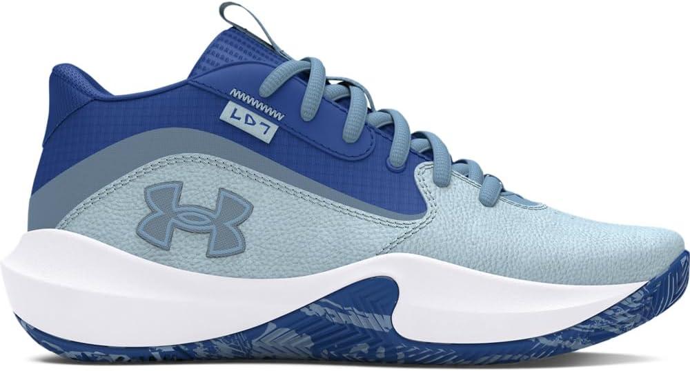 imageUnder Armour UnisexChild Grade School Lockdown 7 Sneaker400 Nimbus BlueTech BlueHorizon Blue
