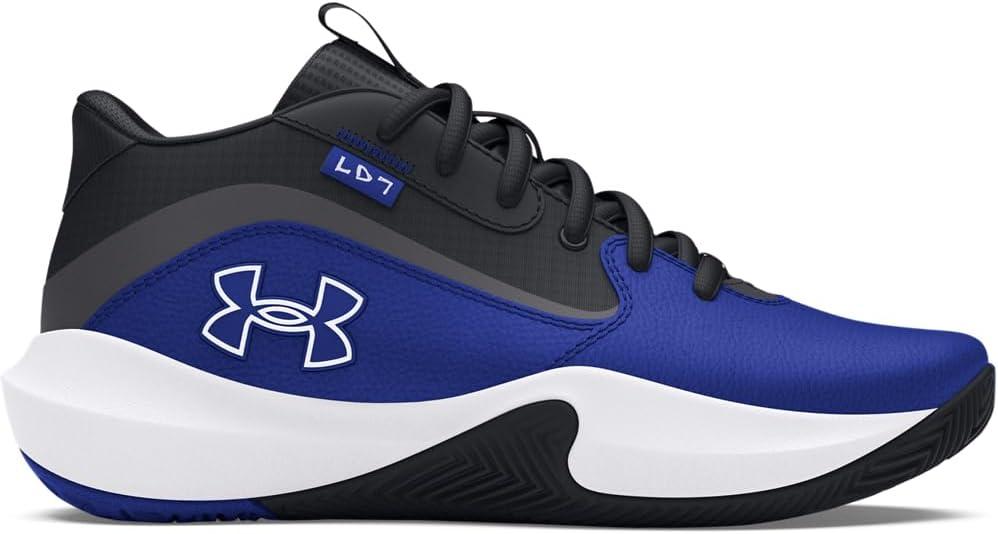 imageUnder Armour UnisexChild Grade School Lockdown 7 Sneaker401 Team RoyalBlackWhite