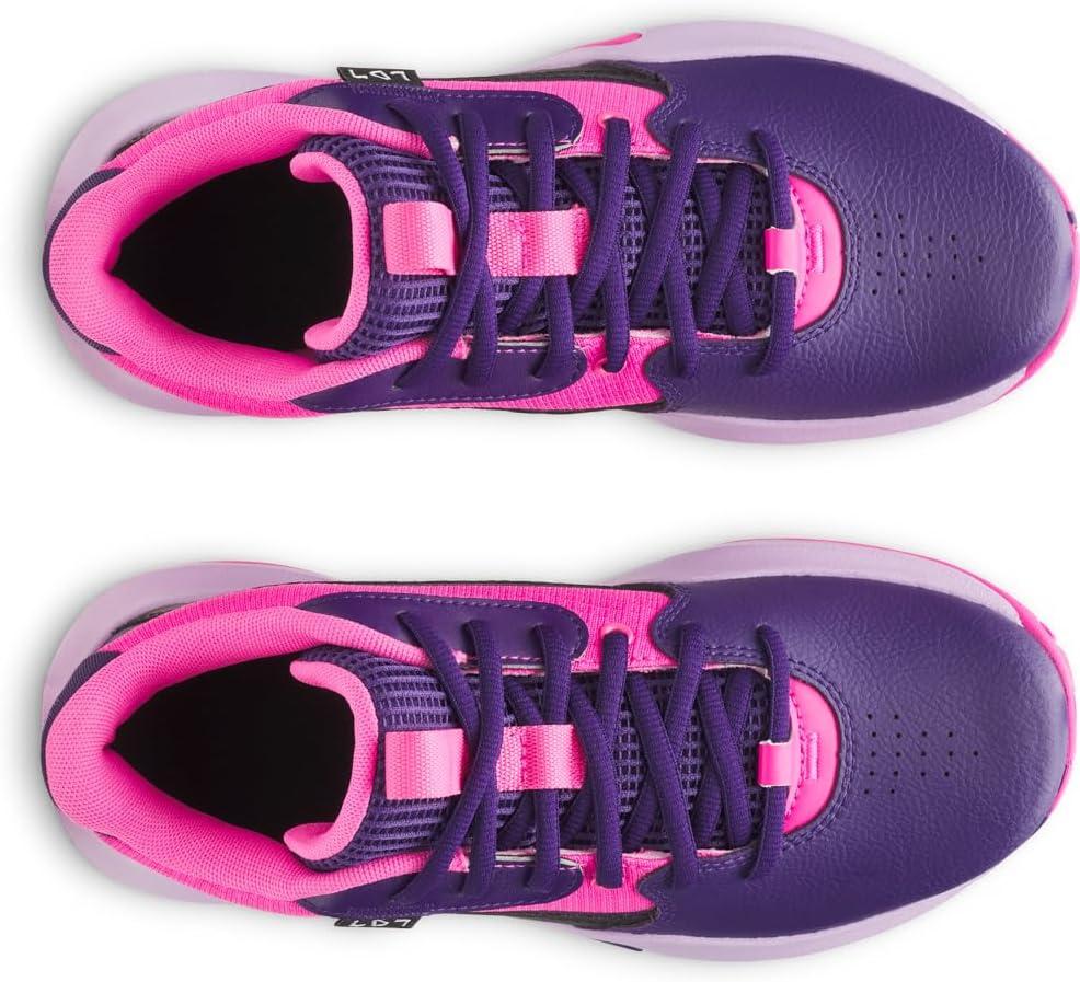 imageUnder Armour UnisexChild Grade School Lockdown 7 Sneaker500 PurpleBlackRebel Pink
