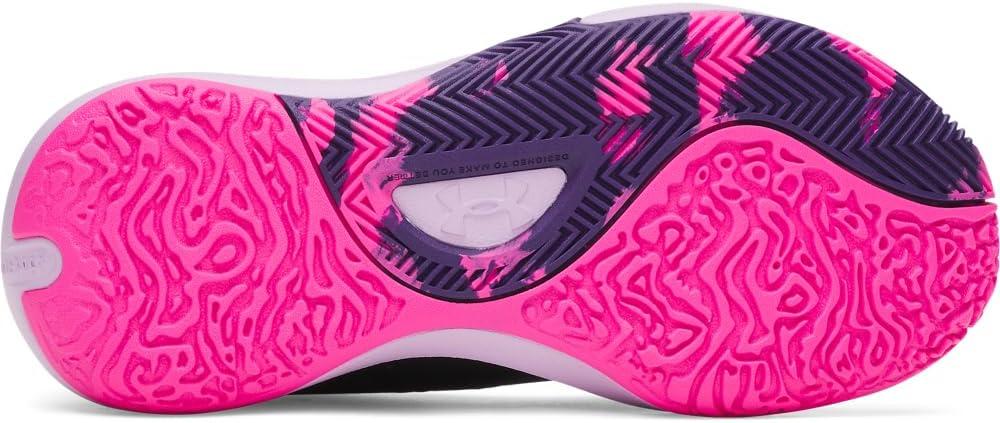 imageUnder Armour UnisexChild Grade School Lockdown 7 Sneaker500 PurpleBlackRebel Pink