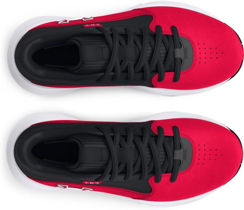 imageUnder Armour UnisexChild Grade School Lockdown 7 Sneaker600 RedBlackWhite