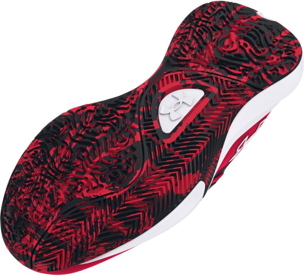 imageUnder Armour UnisexChild Grade School Lockdown 7 Sneaker600 RedBlackWhite