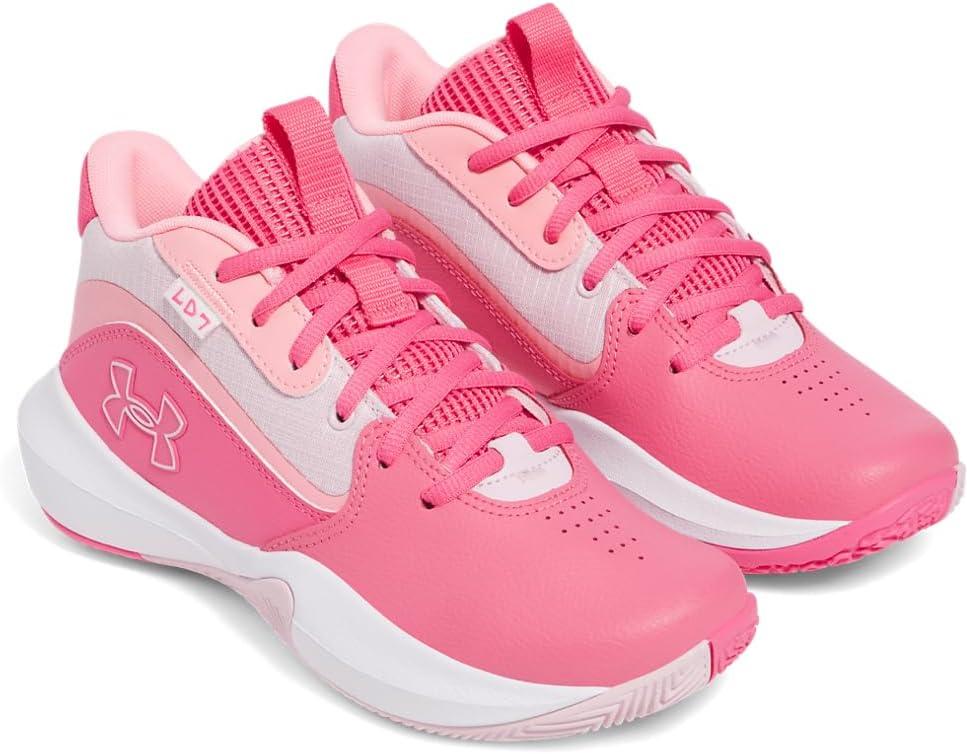 imageUnder Armour UnisexChild Grade School Lockdown 7 Sneaker672 Super PinkPink VortexPrime Pink