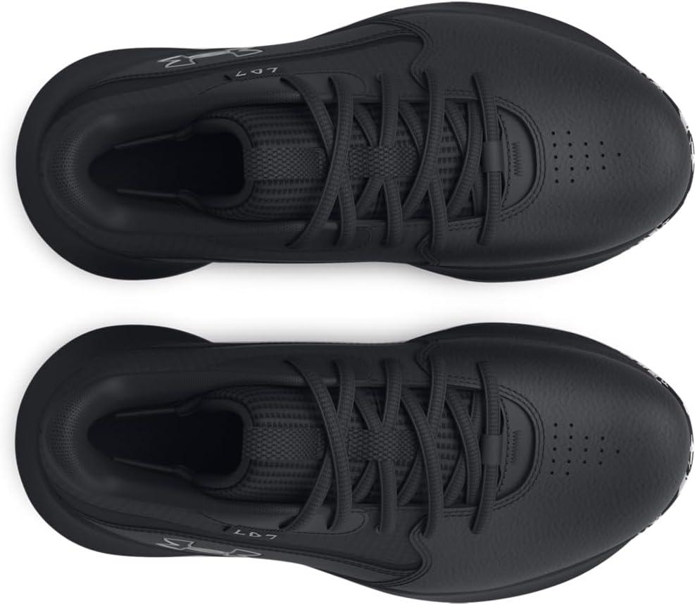 imageUnder Armour UnisexChild Pre School Lockdown 7 Sneaker004 BlackBlackMetallic Silver