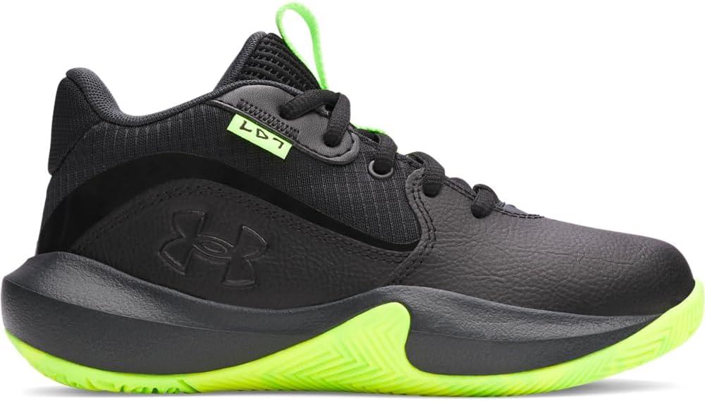 imageUnder Armour UnisexChild Pre School Lockdown 7 Sneaker006 BlackAnthraciteMetallic Black