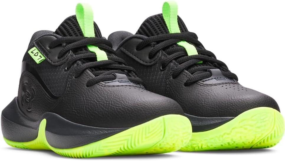 imageUnder Armour UnisexChild Pre School Lockdown 7 Sneaker006 BlackAnthraciteMetallic Black