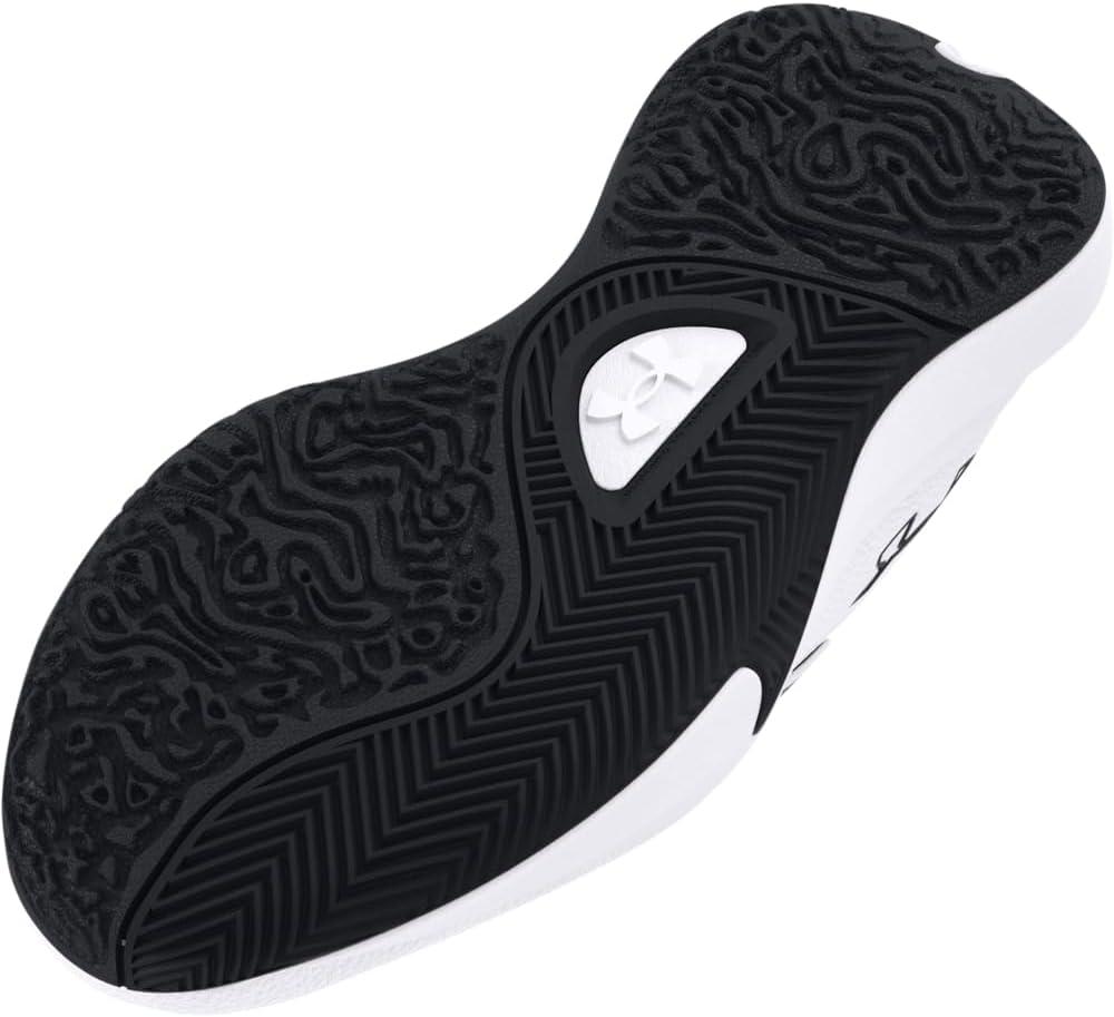 imageUnder Armour UnisexChild Pre School Lockdown 7 Sneaker102 WhiteBlackBlack