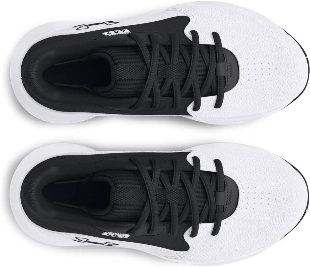 imageUnder Armour UnisexChild Pre School Lockdown 7 Sneaker102 WhiteBlackBlack