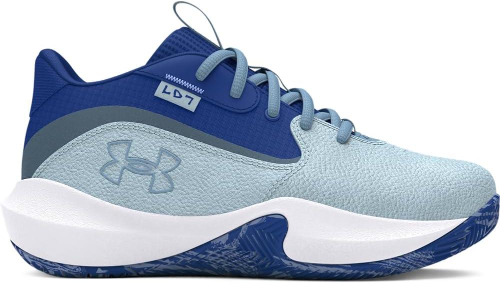 imageUnder Armour UnisexChild Pre School Lockdown 7 Sneaker400 Nimbus BlueTech BlueHorizon Blue