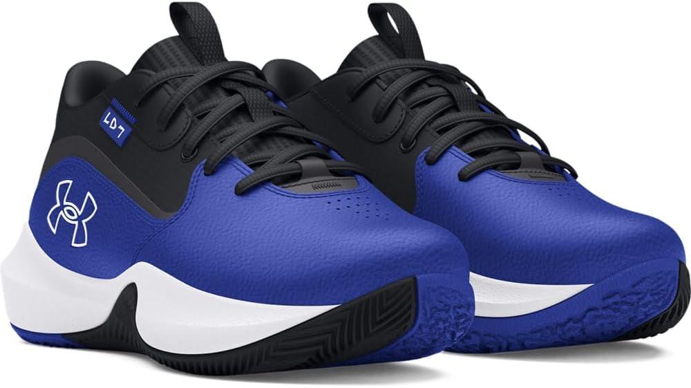 imageUnder Armour UnisexChild Pre School Lockdown 7 Sneaker401 Team RoyalBlackWhite