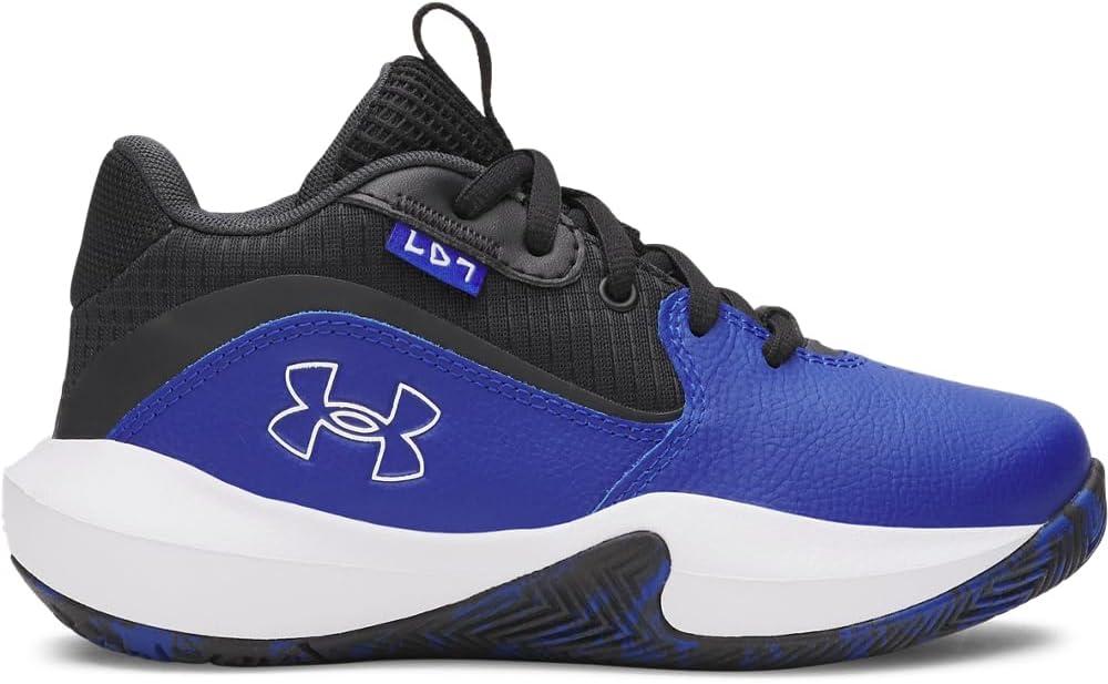 imageUnder Armour UnisexChild Pre School Lockdown 7 Sneaker403 RoyalBlackWhite