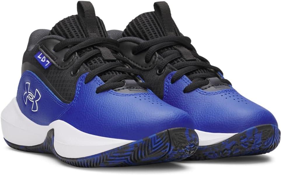 imageUnder Armour UnisexChild Pre School Lockdown 7 Sneaker403 RoyalBlackWhite