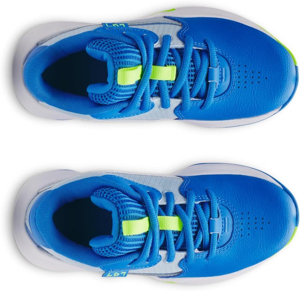 imageUnder Armour UnisexChild Pre School Lockdown 7 Sneaker453 Blue CalmBlue AtlantisMetallic Blue Calm