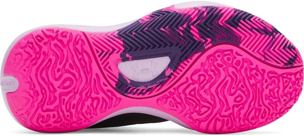 imageUnder Armour UnisexChild Pre School Lockdown 7 Sneaker500 PurpleBlackRebel Pink