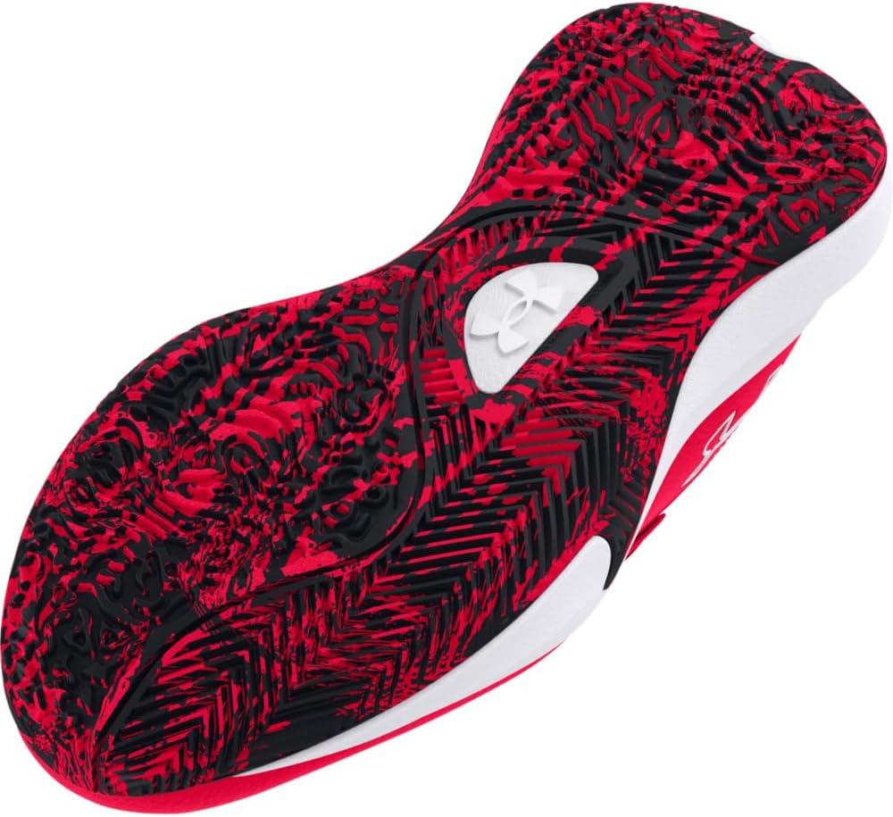 imageUnder Armour UnisexChild Pre School Lockdown 7 Sneaker600 RedBlackWhite