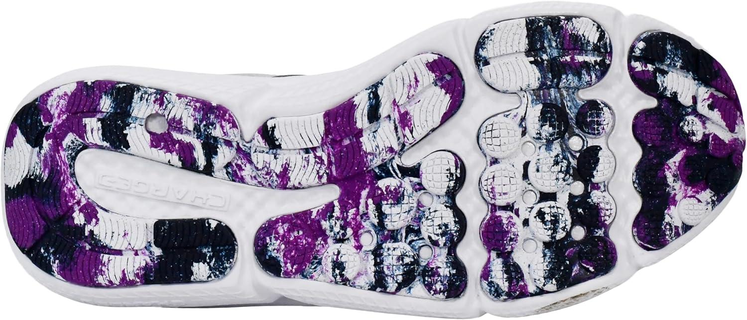 imageUnder Armour Womens Charged Assert 10 Shoes014 Halo GrayHalo GrayAndromeda Purple