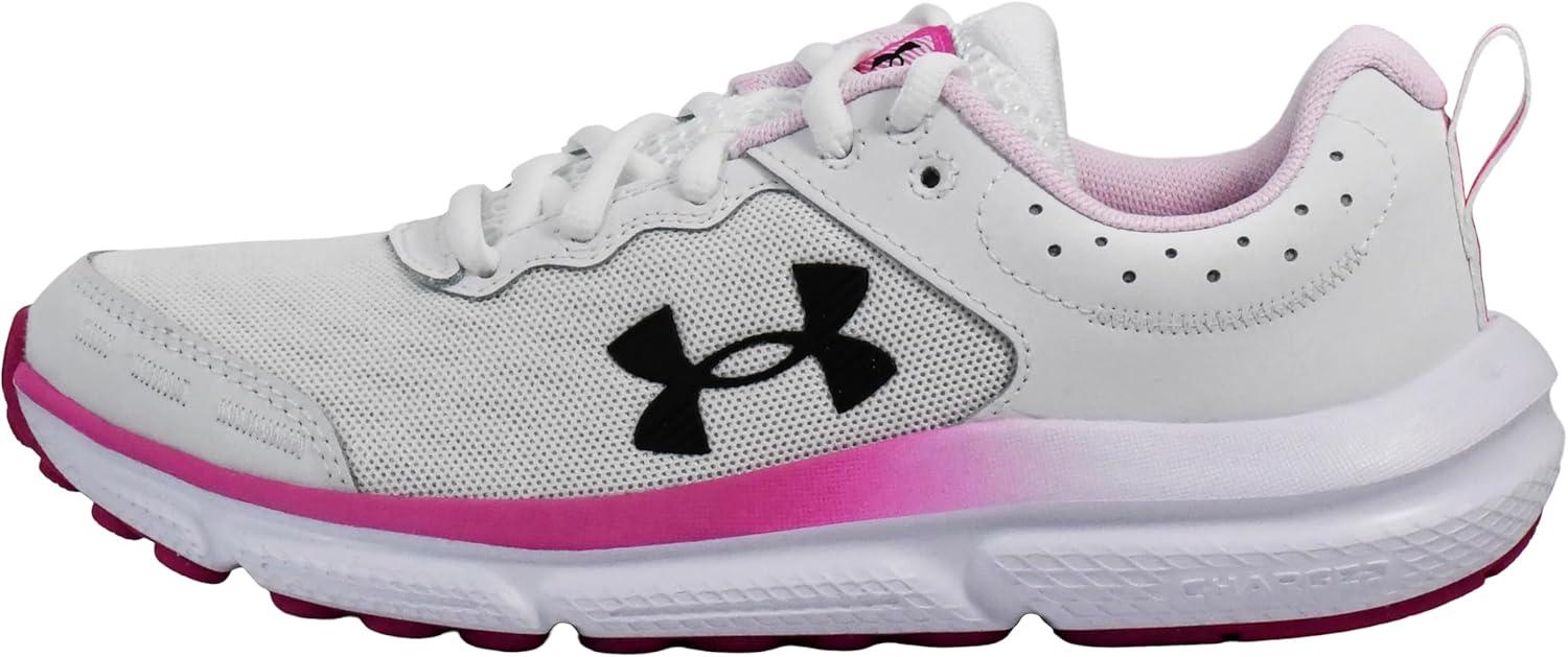 imageUnder Armour Womens Charged Assert 10 Shoes102 WhiteRebel PinkBlack
