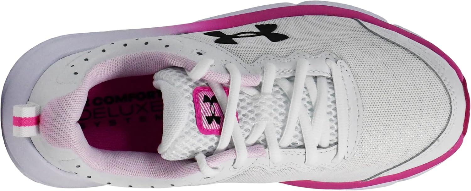 imageUnder Armour Womens Charged Assert 10 Shoes102 WhiteRebel PinkBlack