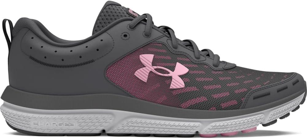 imageUnder Armour Womens Charged Assert 10 Shoes108 CastlerockCastlerockPink