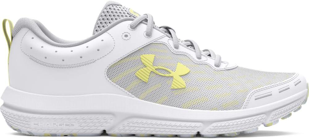 imageUnder Armour Womens Charged Assert 10 Shoes110 WhiteWhiteSonic Yellow